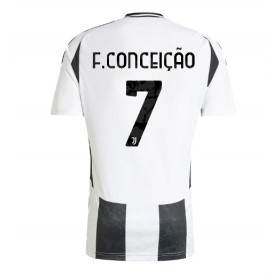 Juventus Francisco Conceicao #7 Hemmakläder 2024-25 Kortärmad